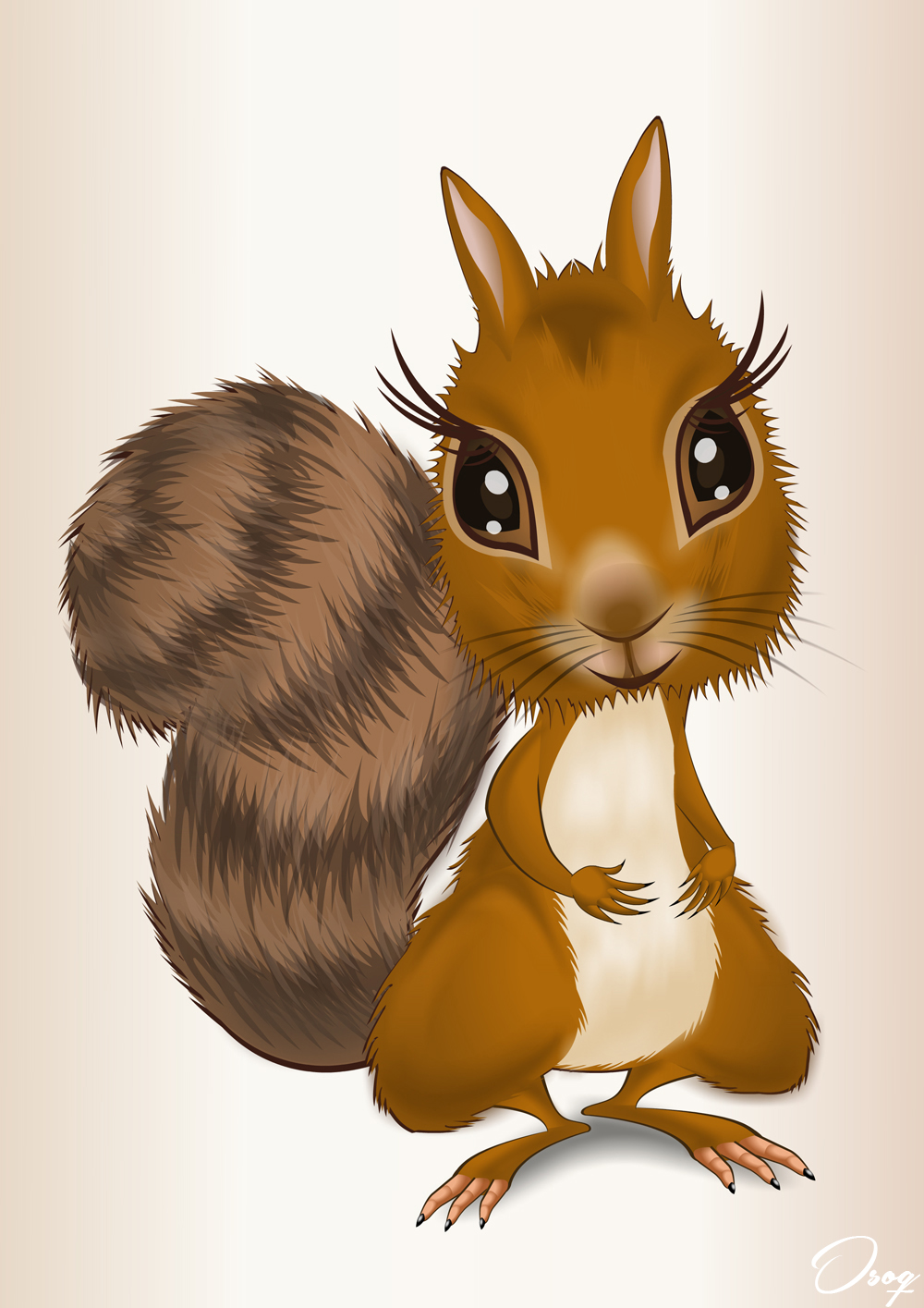Squirrel Cartoon Caricatures