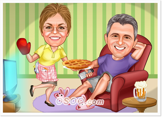 Anniversary Gifts Caricatures