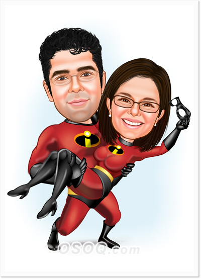 Superhero Couple
