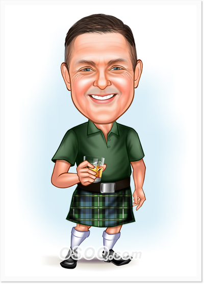 Whisky Caricature
