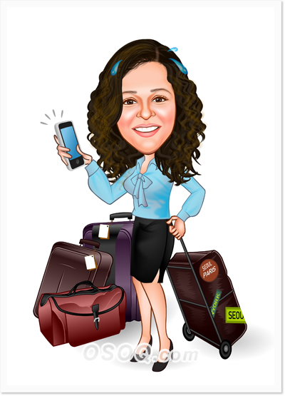 Commercial Traveler Caricatures