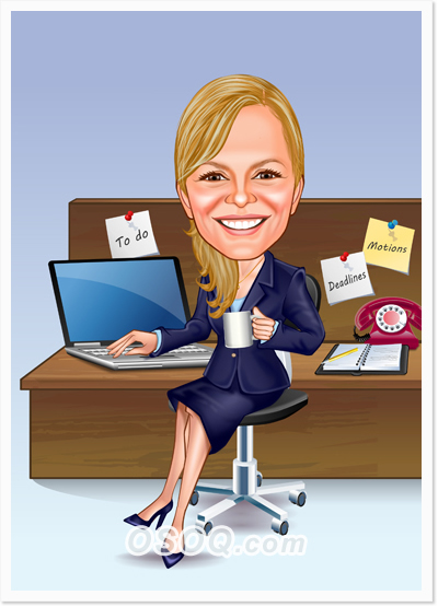 Service Manager Caricatures