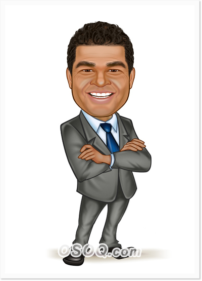 Business Manager Caricatures