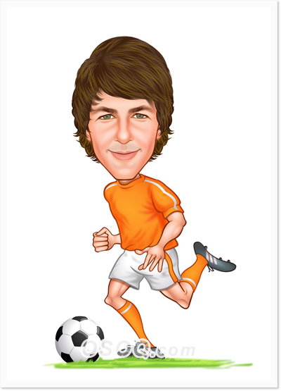 Soccer Caricature