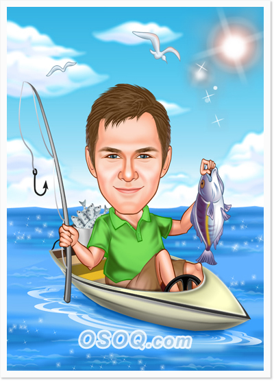 Travel & Vacation Caricature