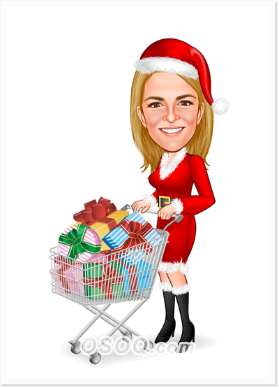 Merry Christmas Caricature