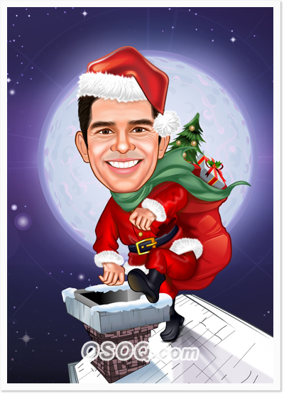 Christmas Presents Caricatures