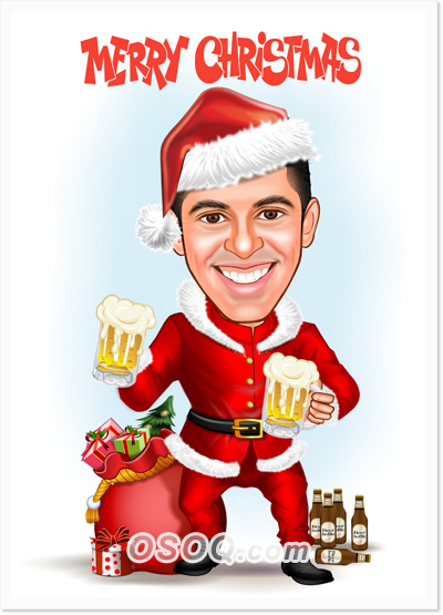 Christmas Party Caricature