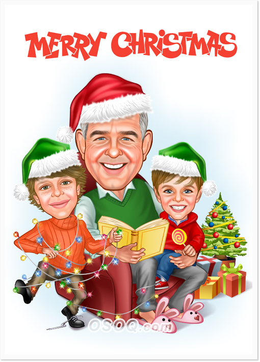 Christmas Group Caricatures
