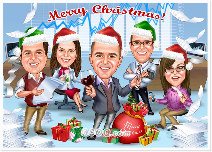 Christmas Office Group