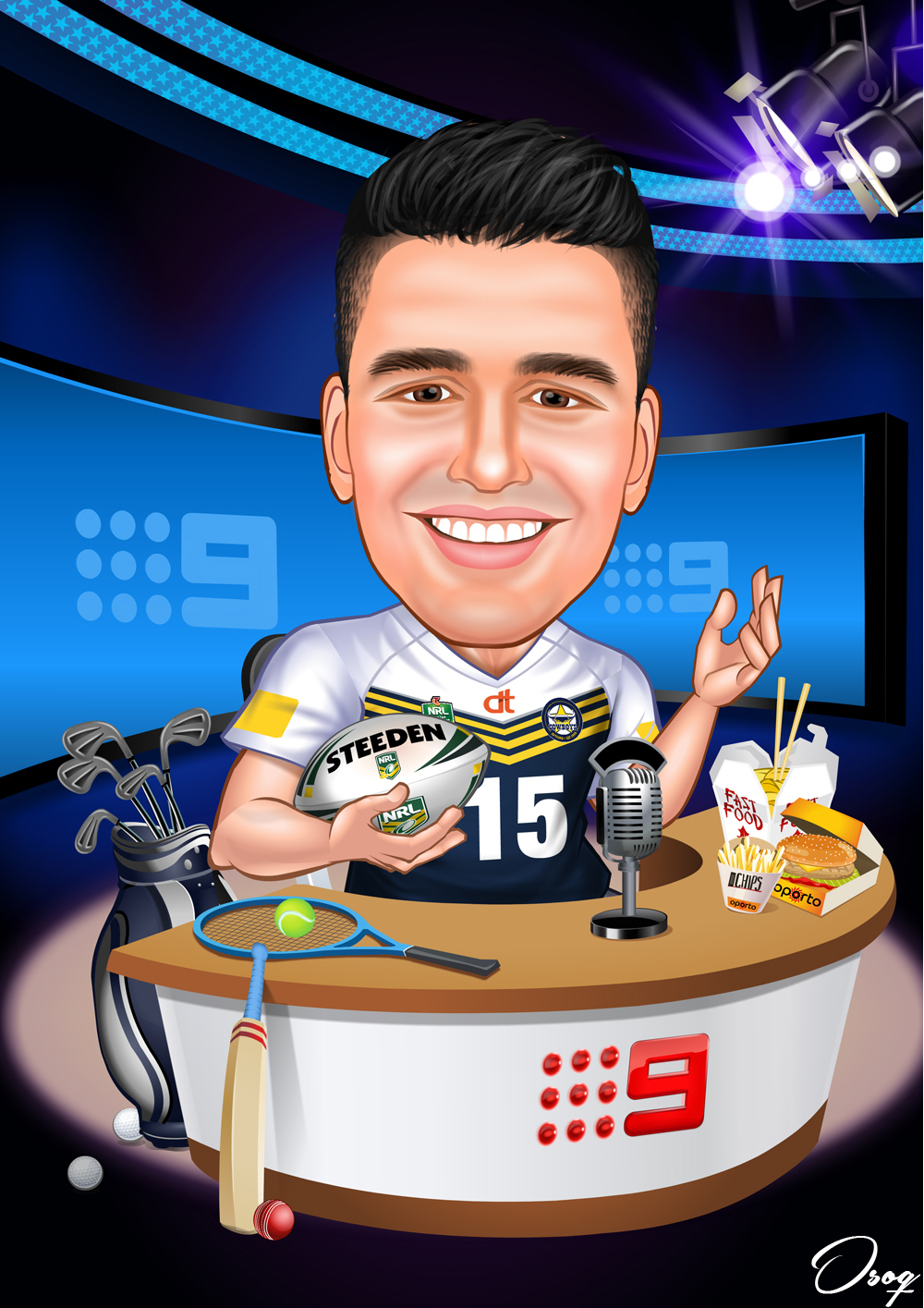 Broadcast Photo To Caricature