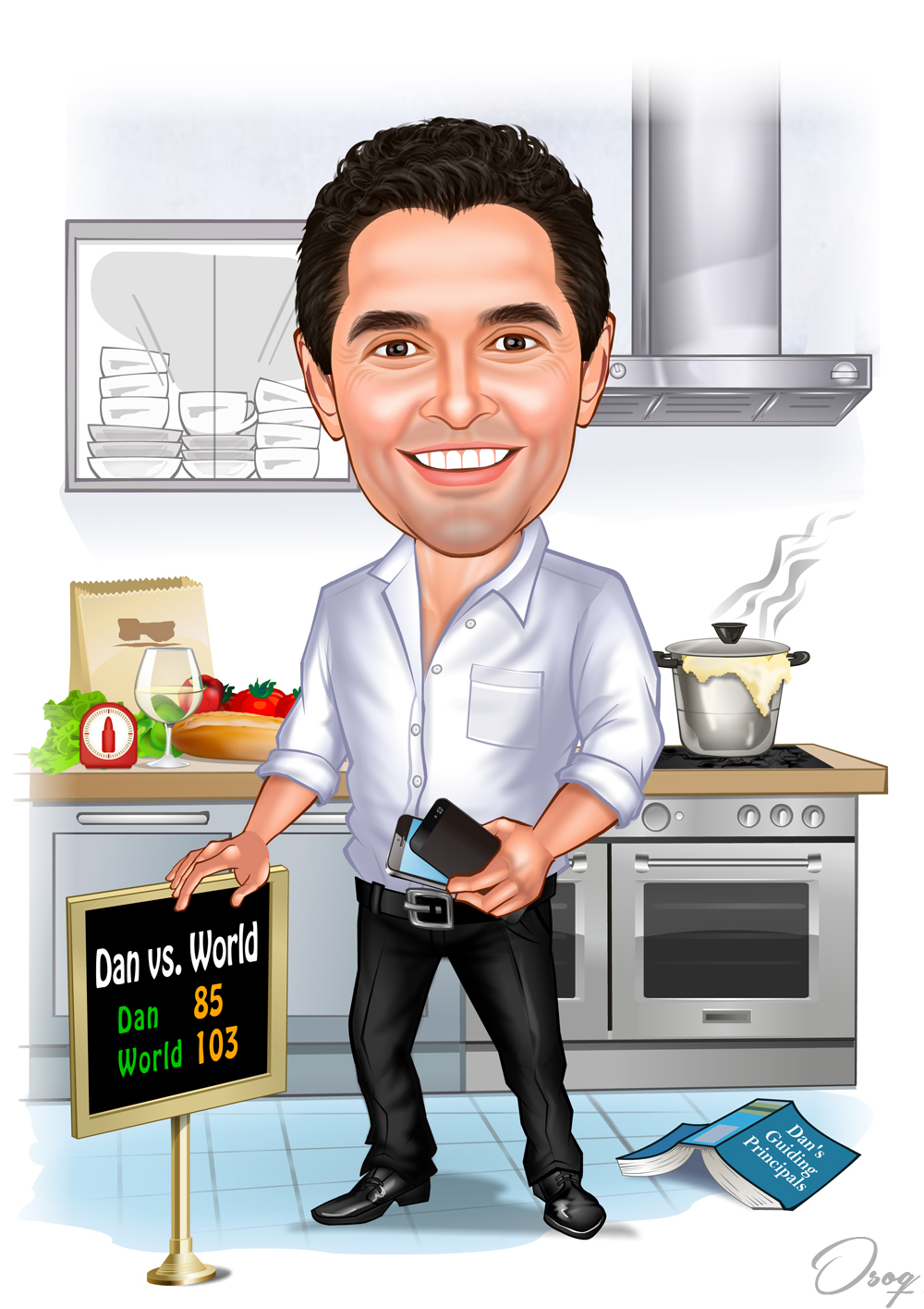 Cooking Photo To Caricature