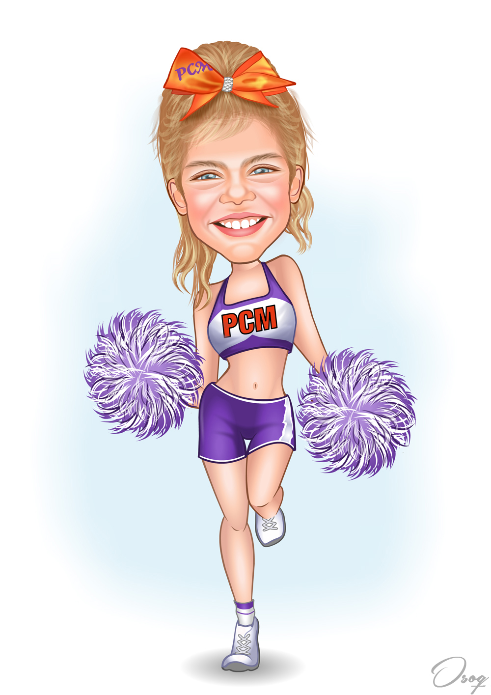 Sports Cheerleader Portrait