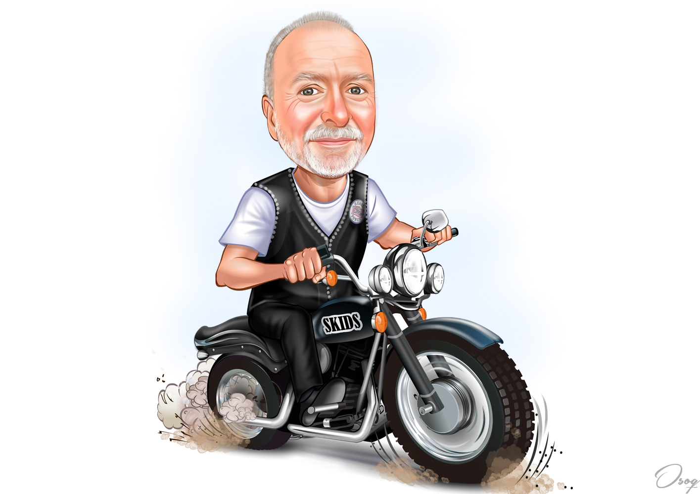 Motorcycle Cartoon Me