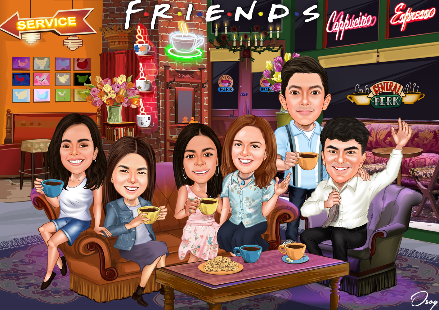 Friends TV Show Cartoon Online