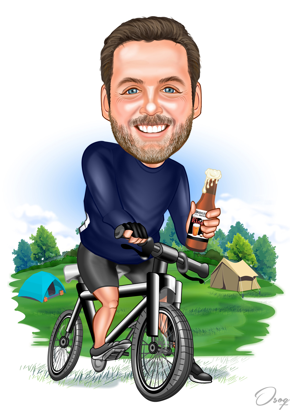 Bicycle Cartoon Person