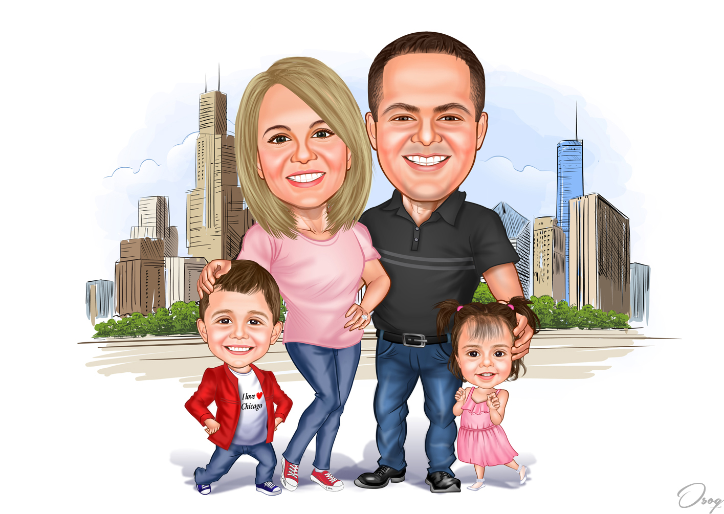 Family Cartoon Picture