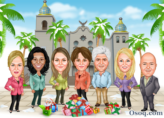 Group Caricature | Osoq.com