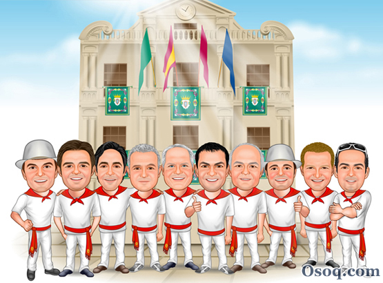 Group Caricature | Osoq.com