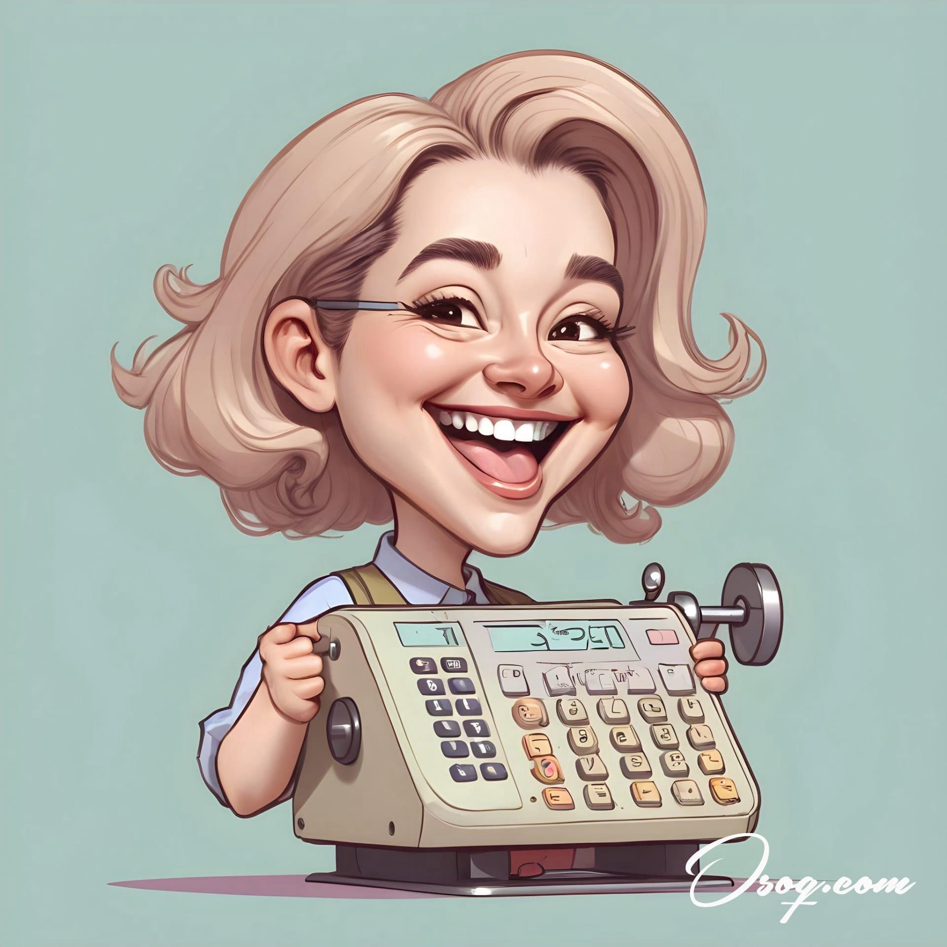 Accountant caricature 11