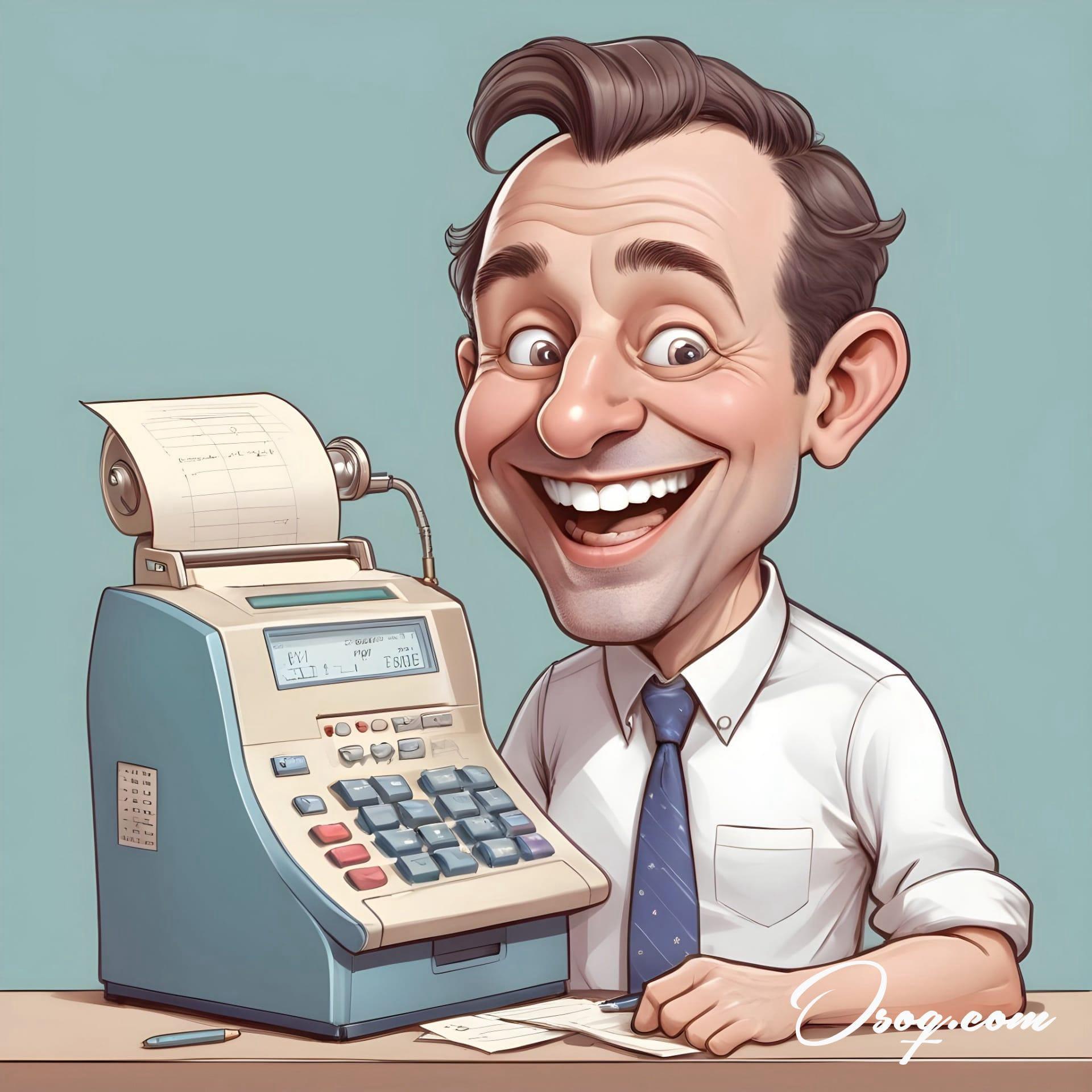 Accountant caricature 15