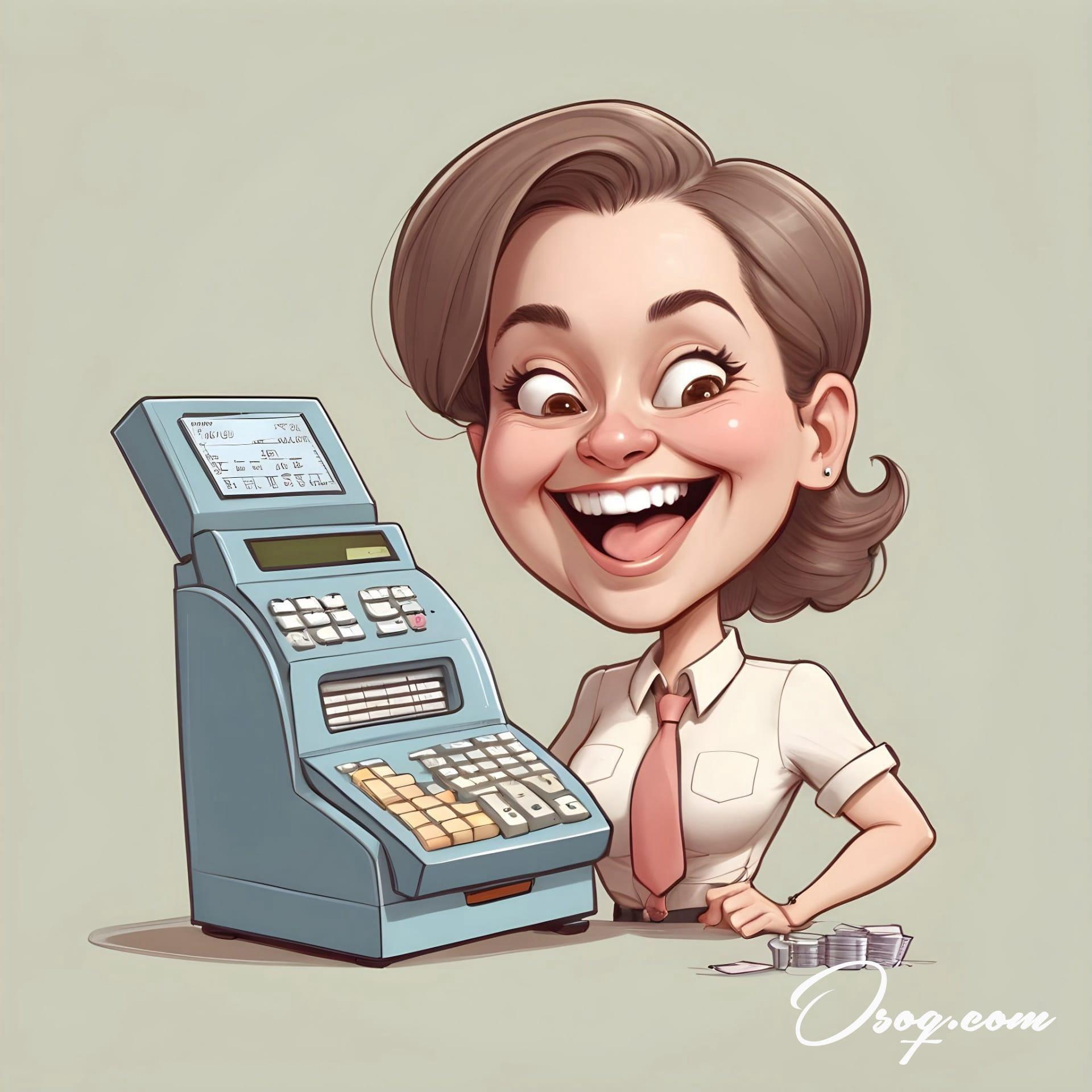 Accountant caricature 16