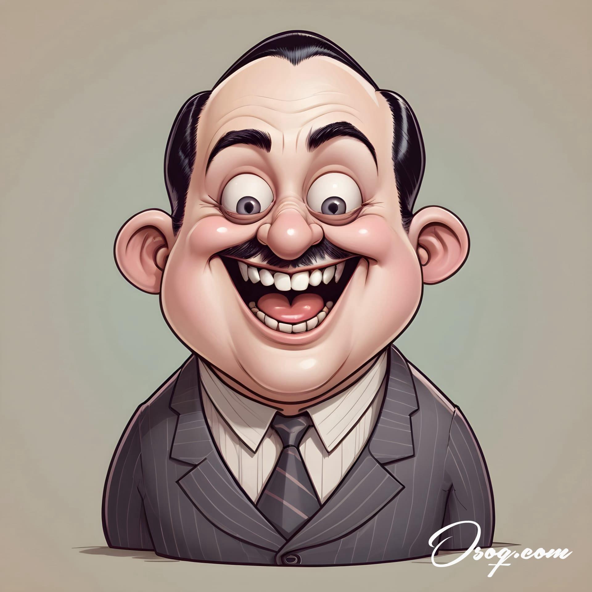 Addams family caricature 01