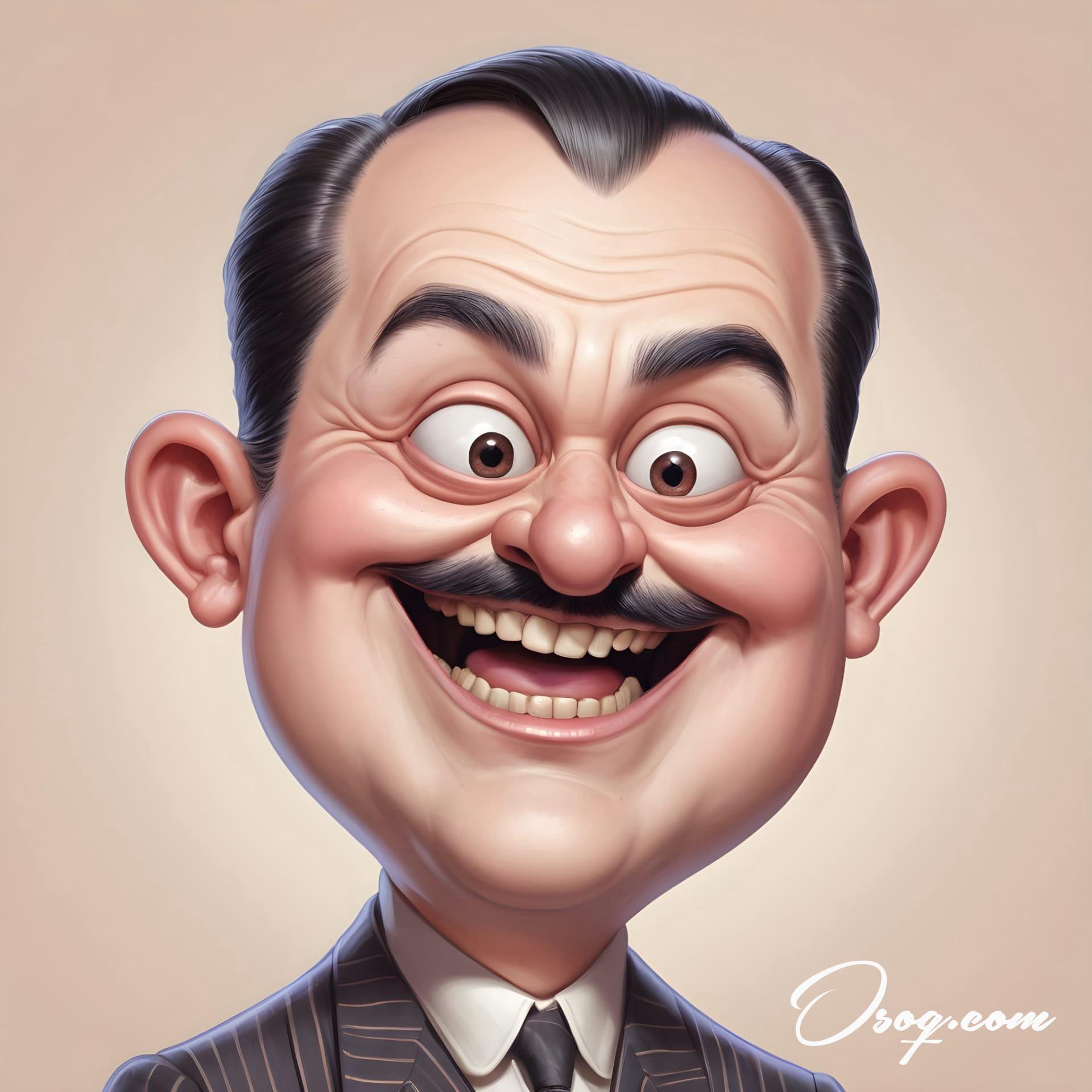 Addams family caricature 09