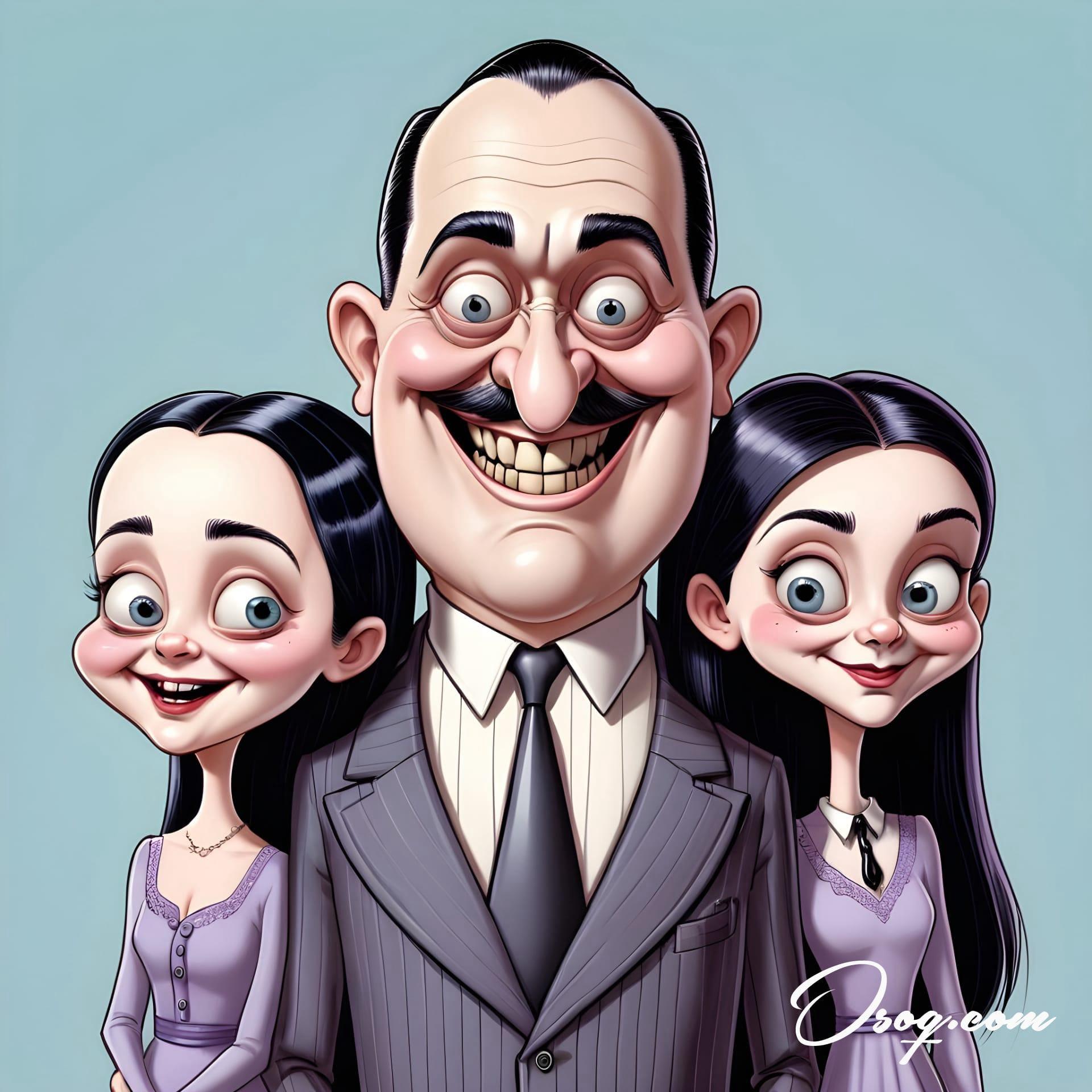 Addams family caricature 19