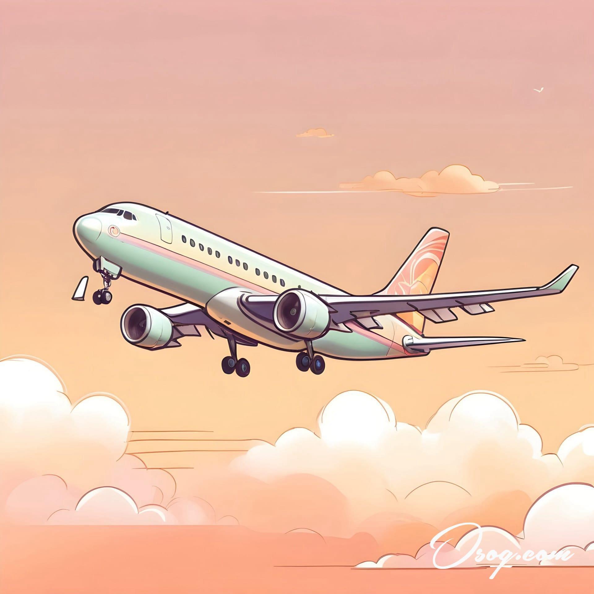 Airplane caricature 03