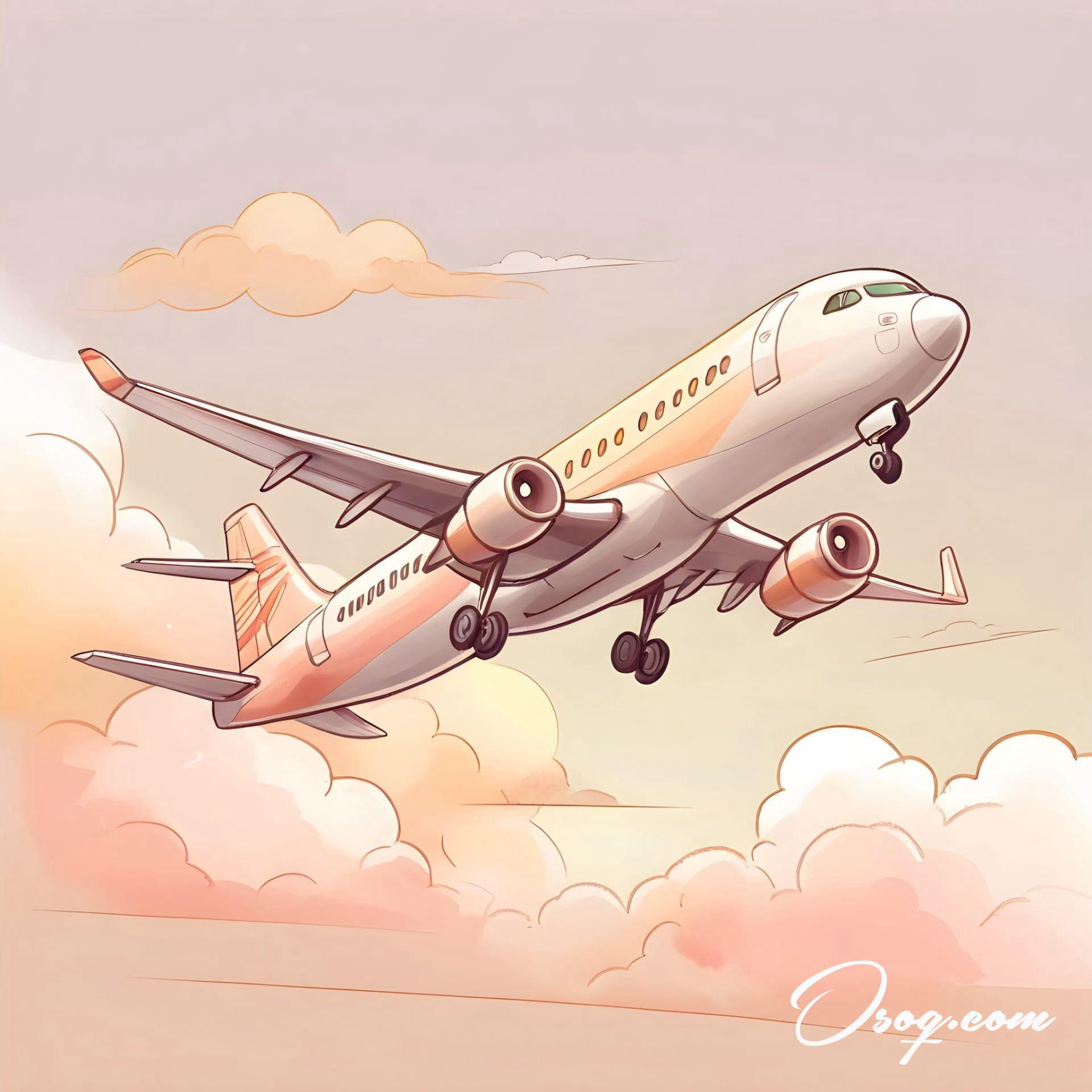 Airplane caricature 10