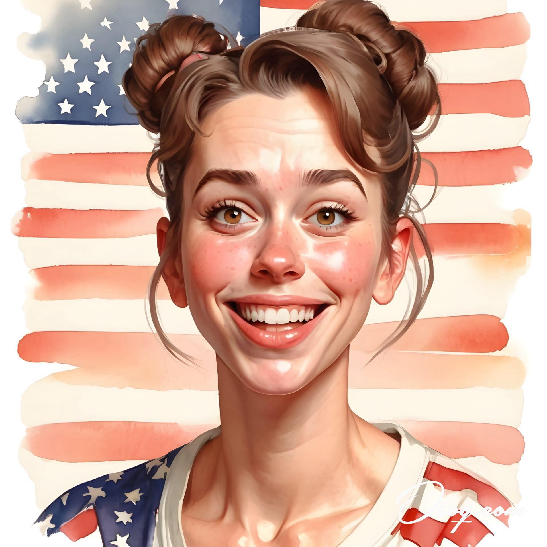 American caricature 09