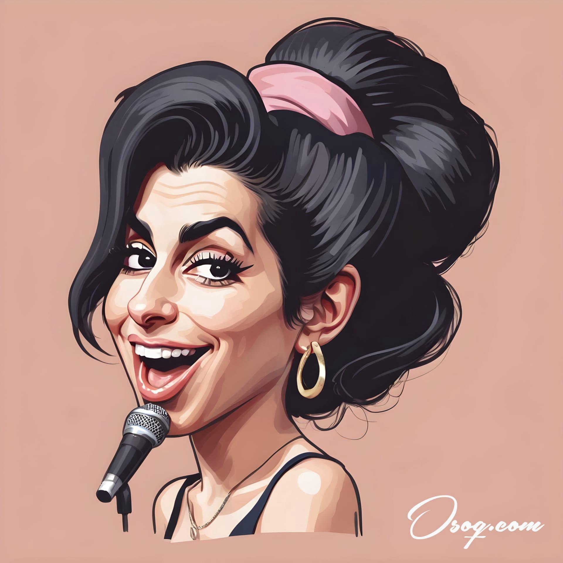 Amy winehouse caricature 08