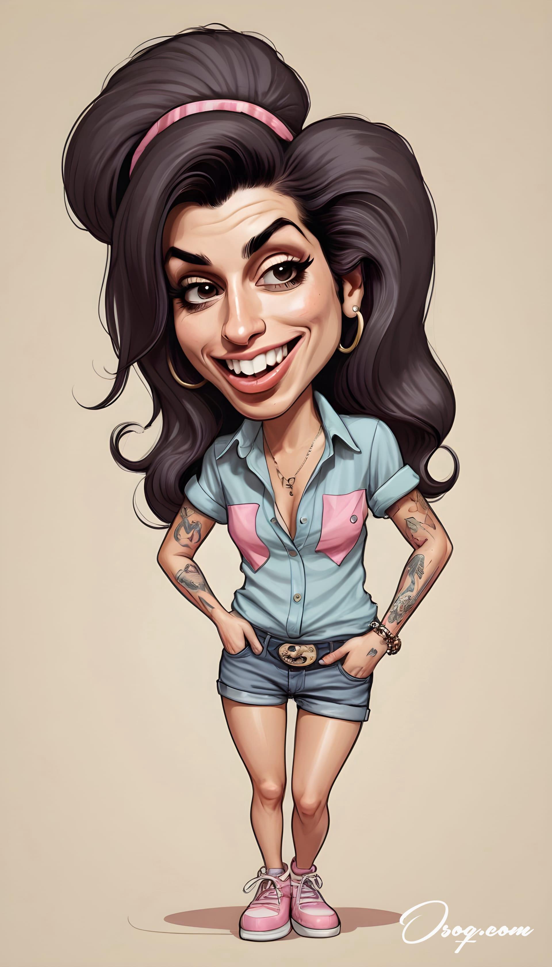 Amy winehouse caricature 09