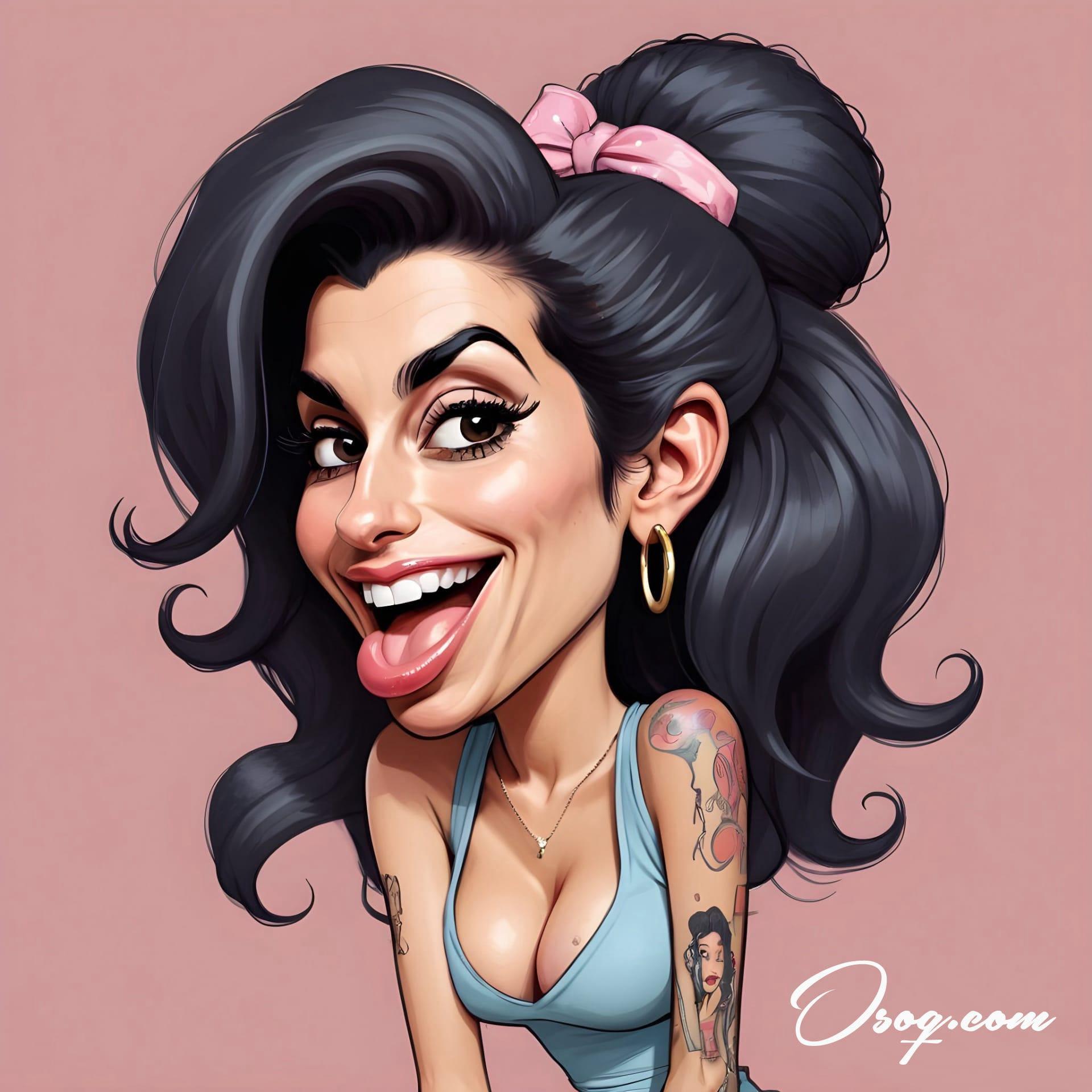 Amy winehouse caricature 11