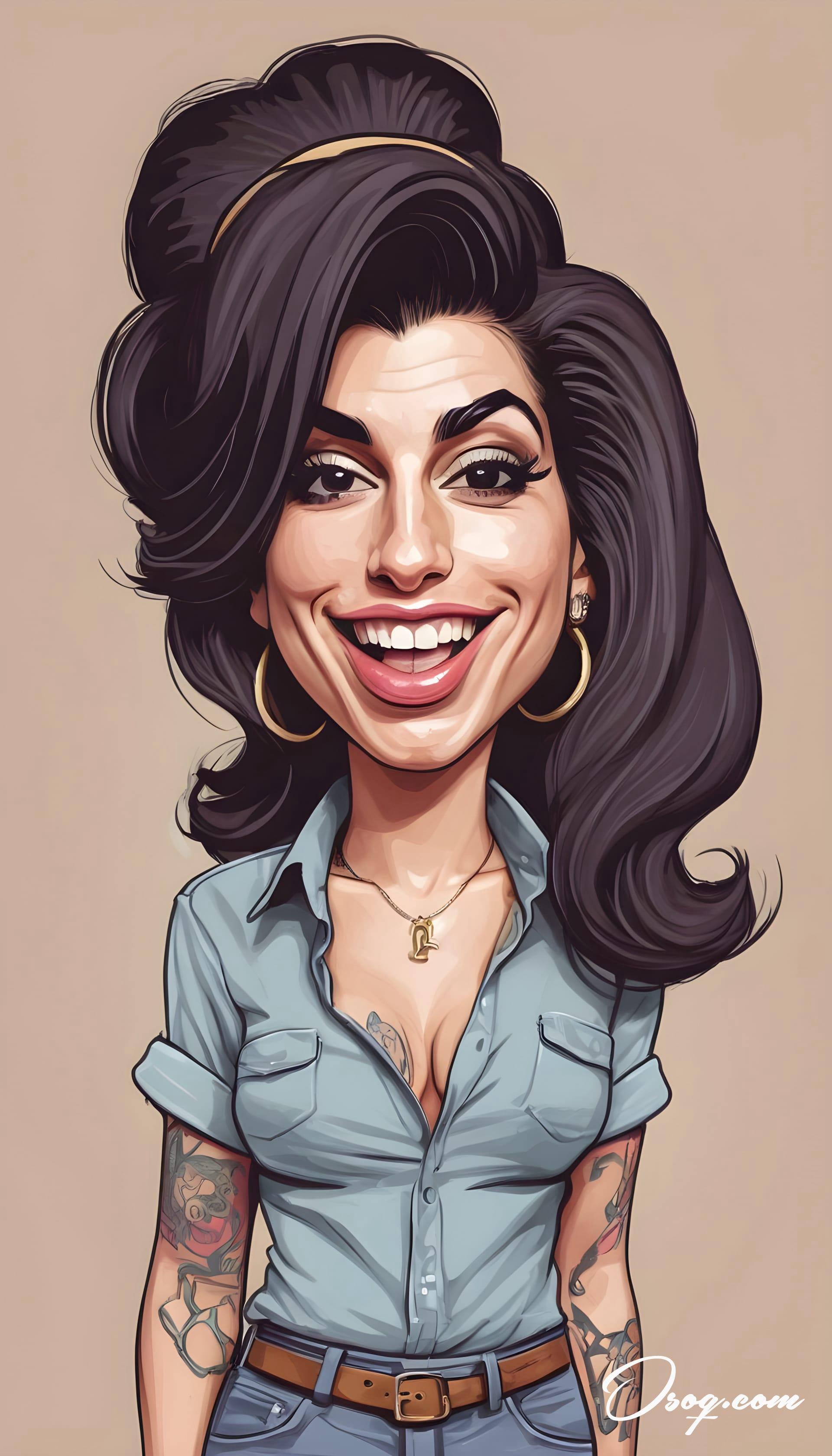 Amy winehouse caricature 12