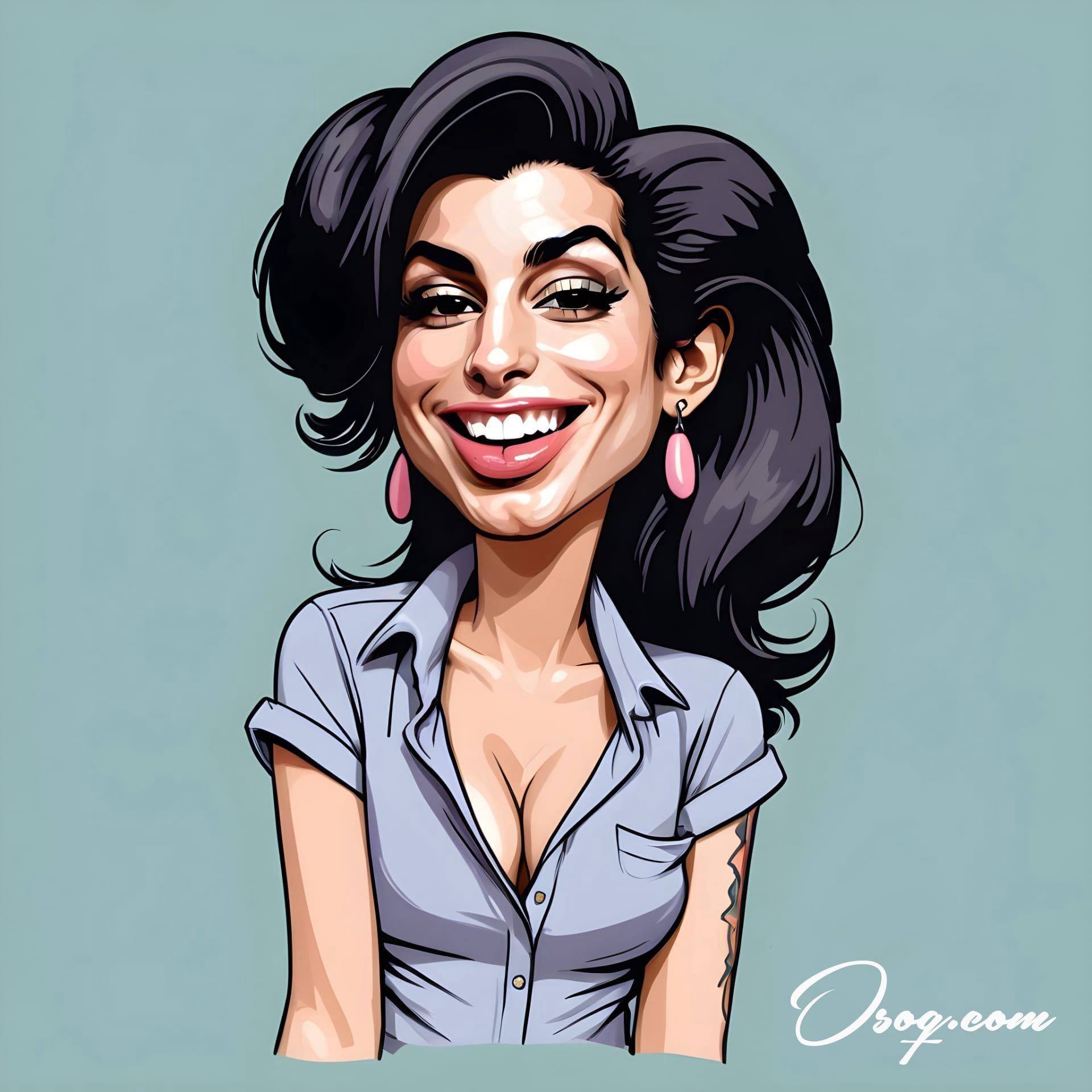 Amy winehouse caricature 14