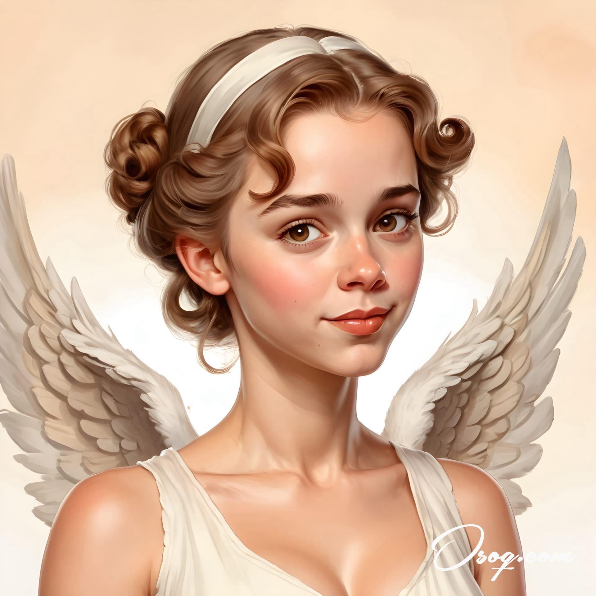 Angel caricature 13