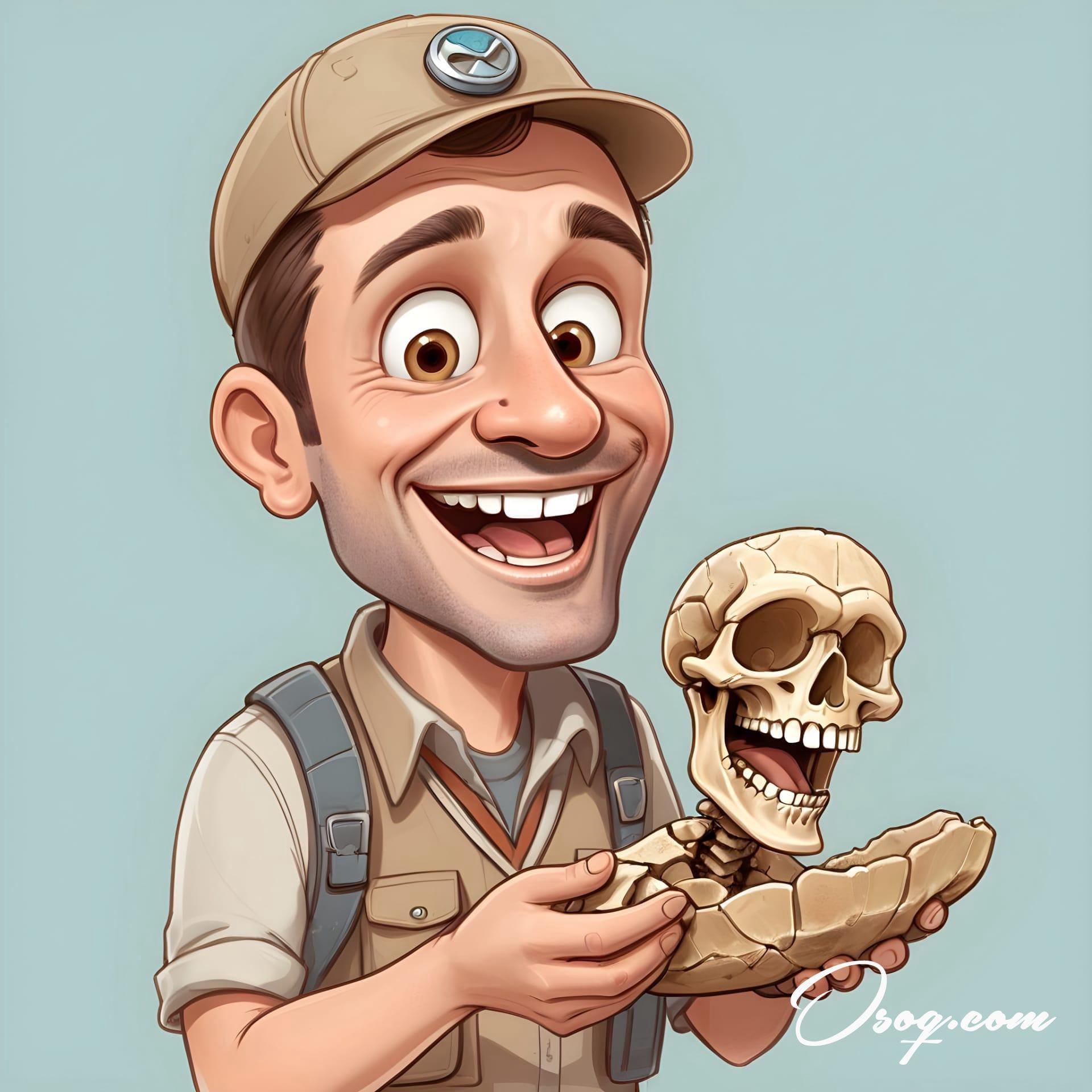 Archaeologist caricature 07