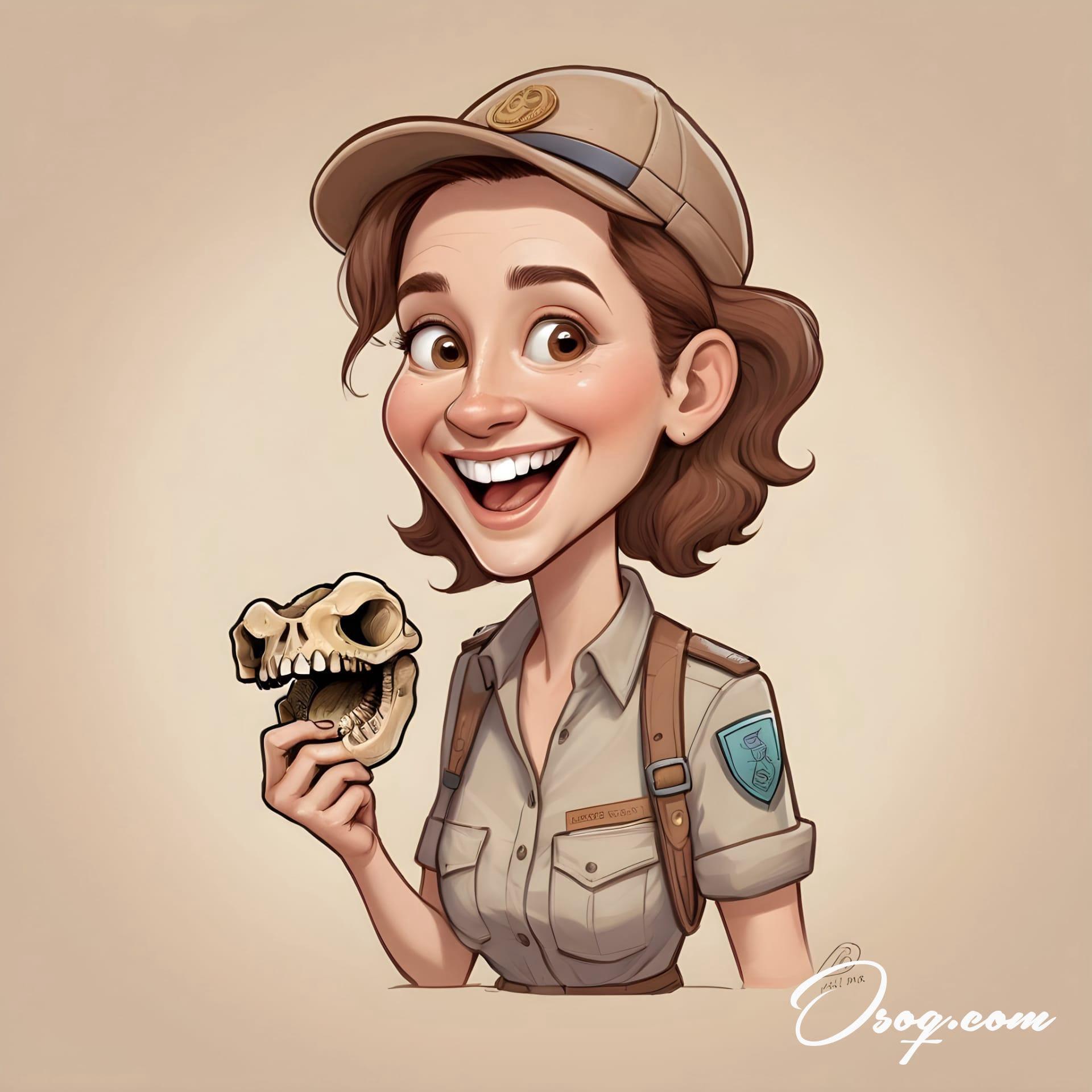 Archaeologist caricature 14