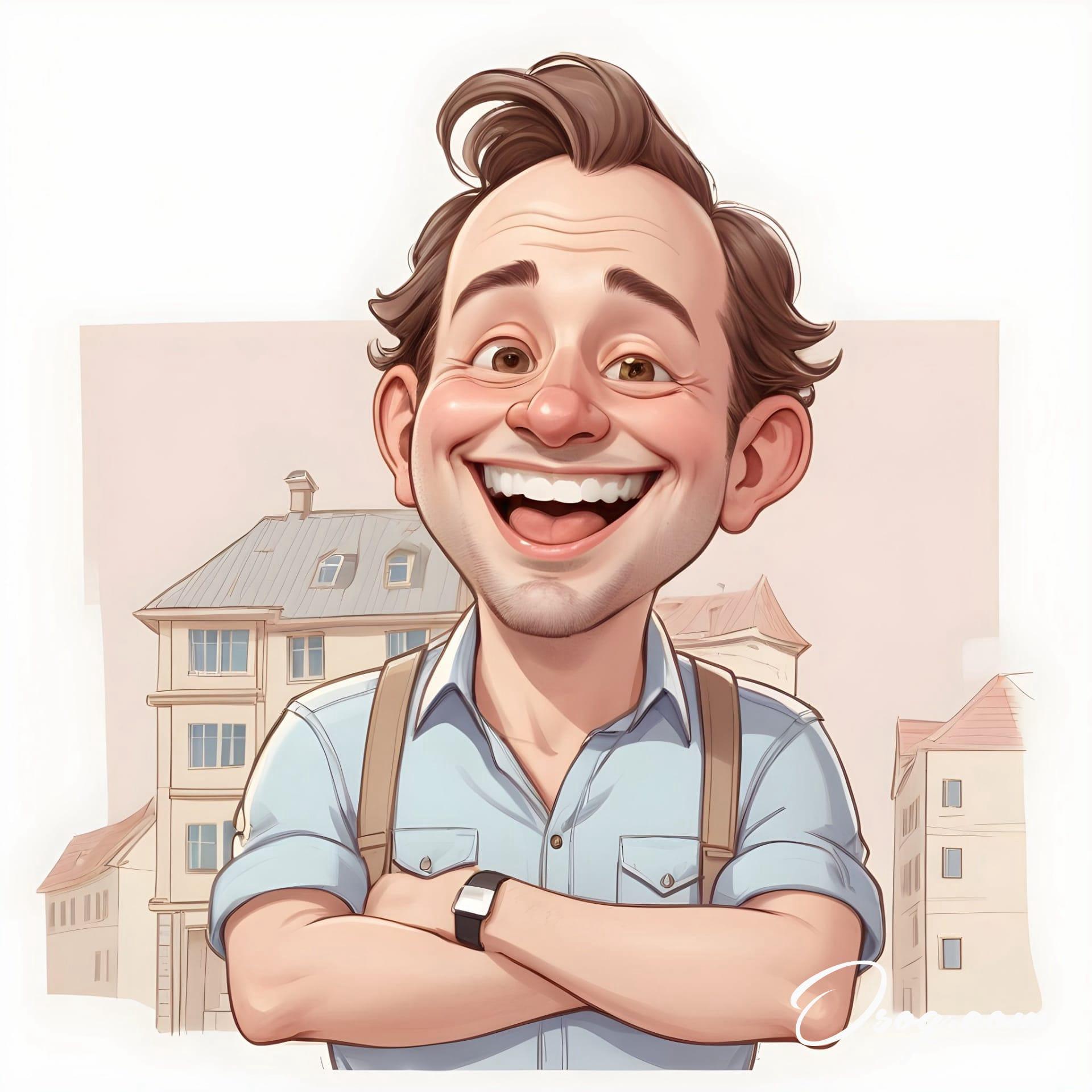 Architect caricature 20