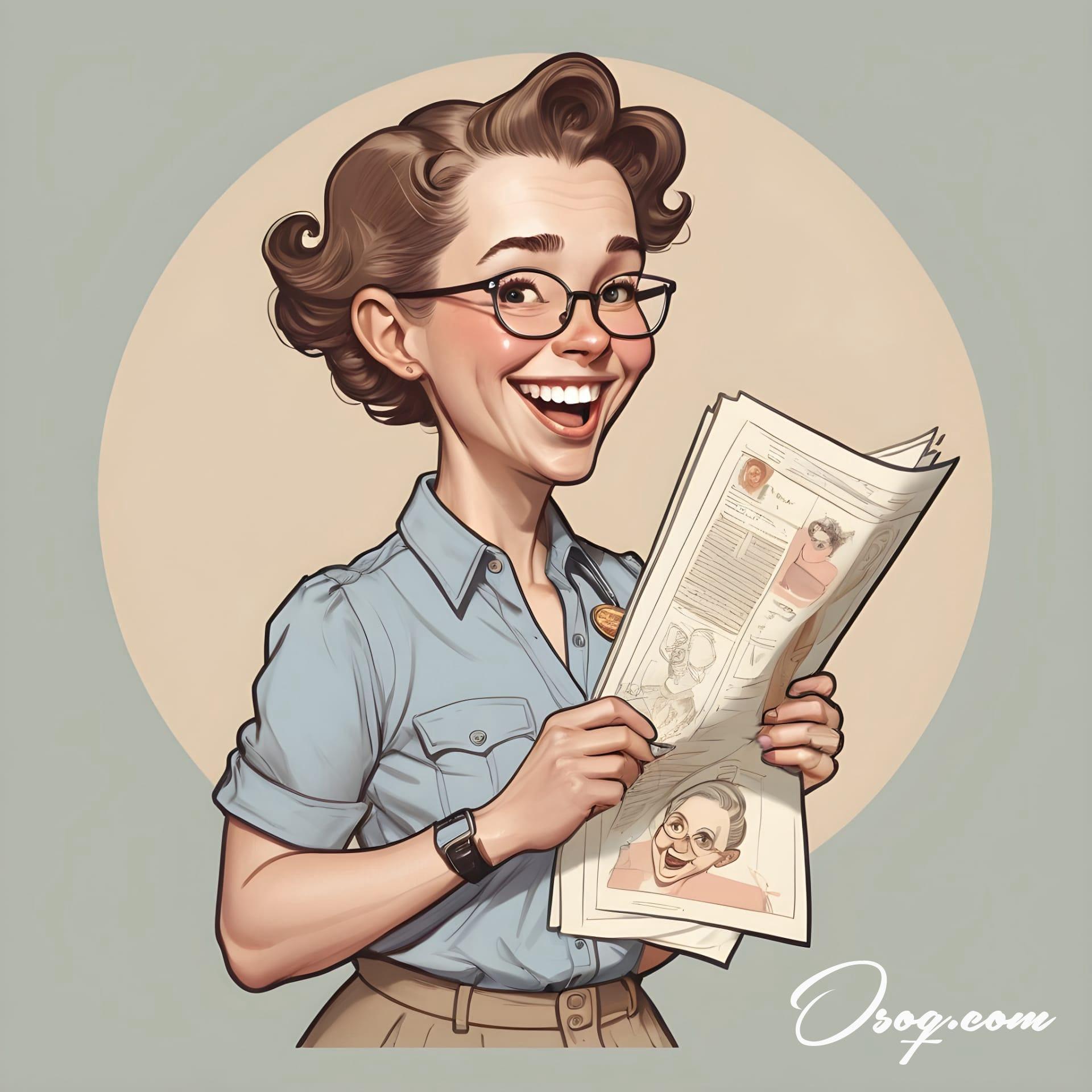 Archivist Caricature | osoq.com