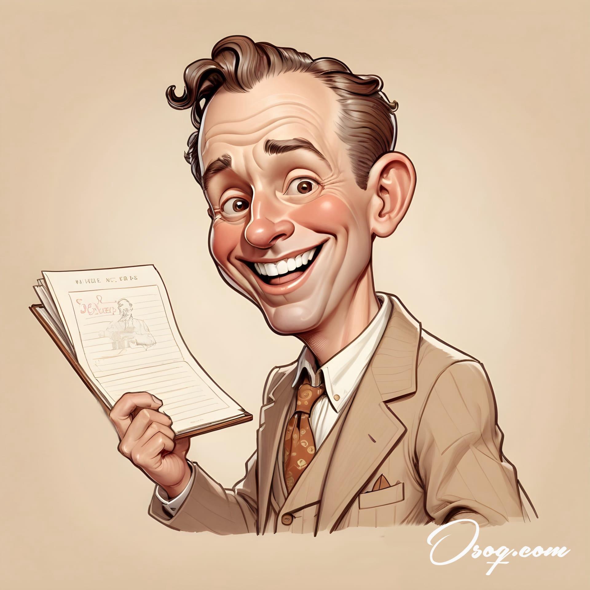 Archivist caricature 16