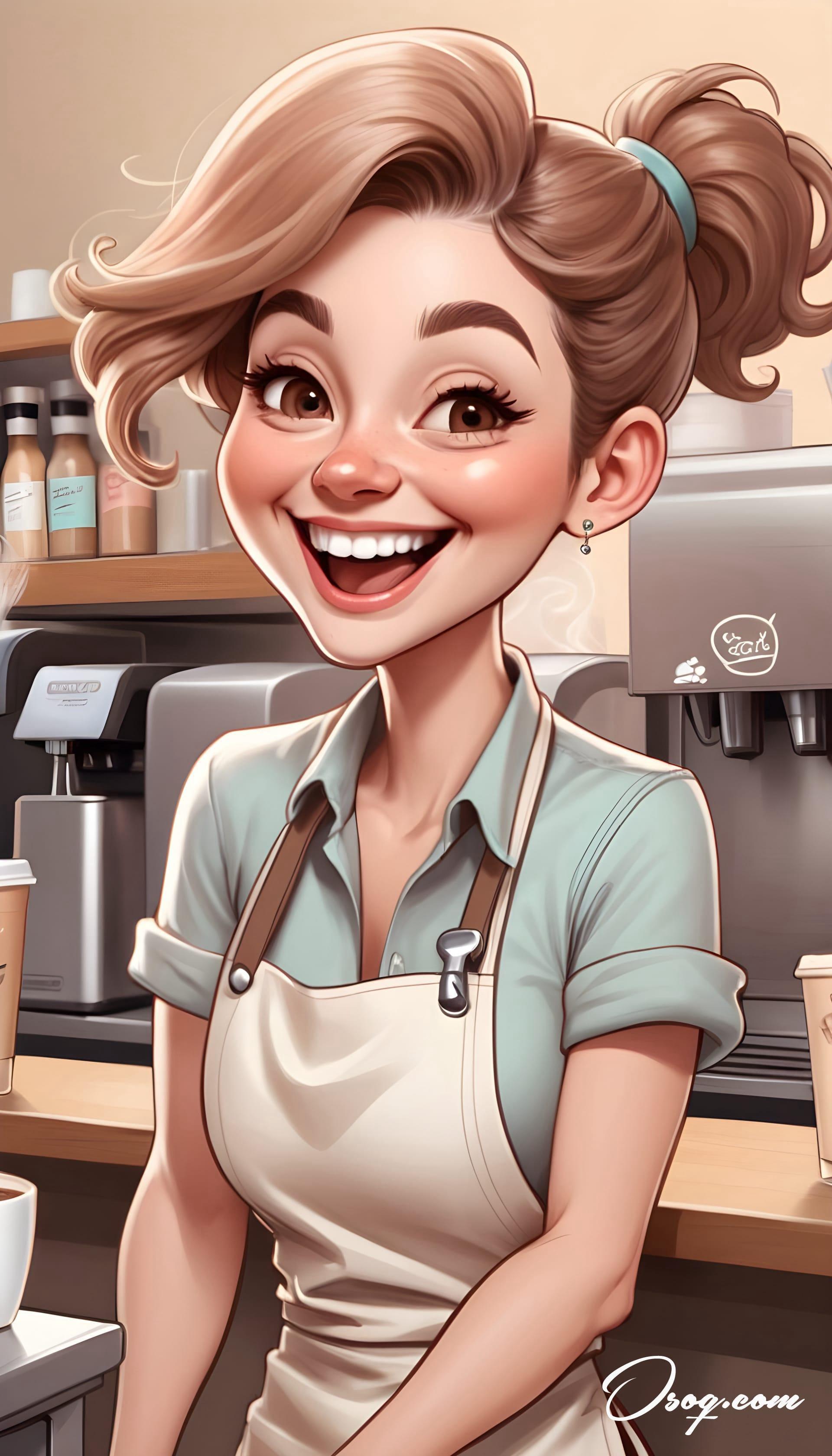 Barista Caricature | osoq.com