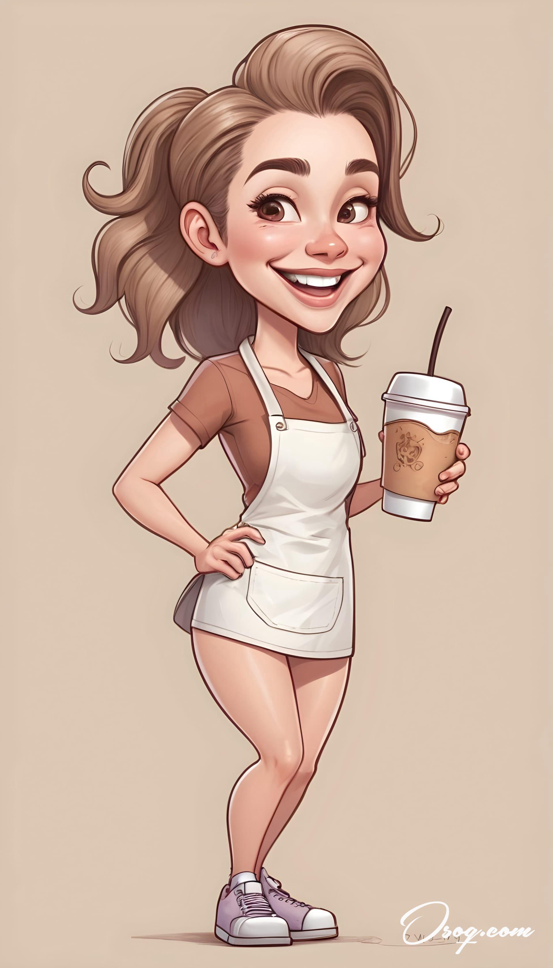 Barista caricature 06