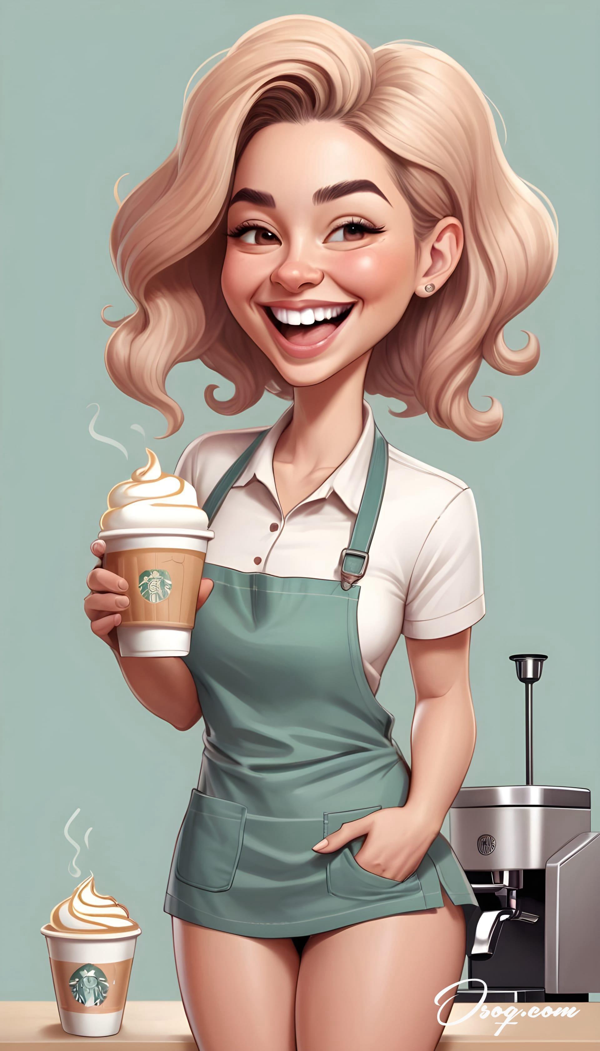 Barista caricature 07