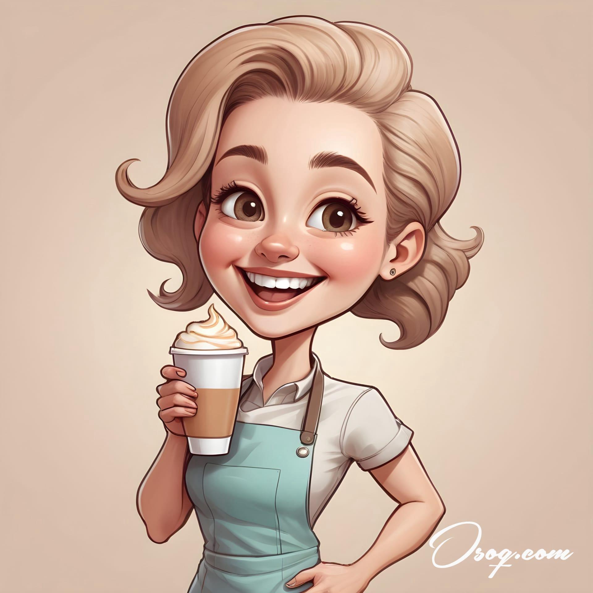 Barista caricature 08