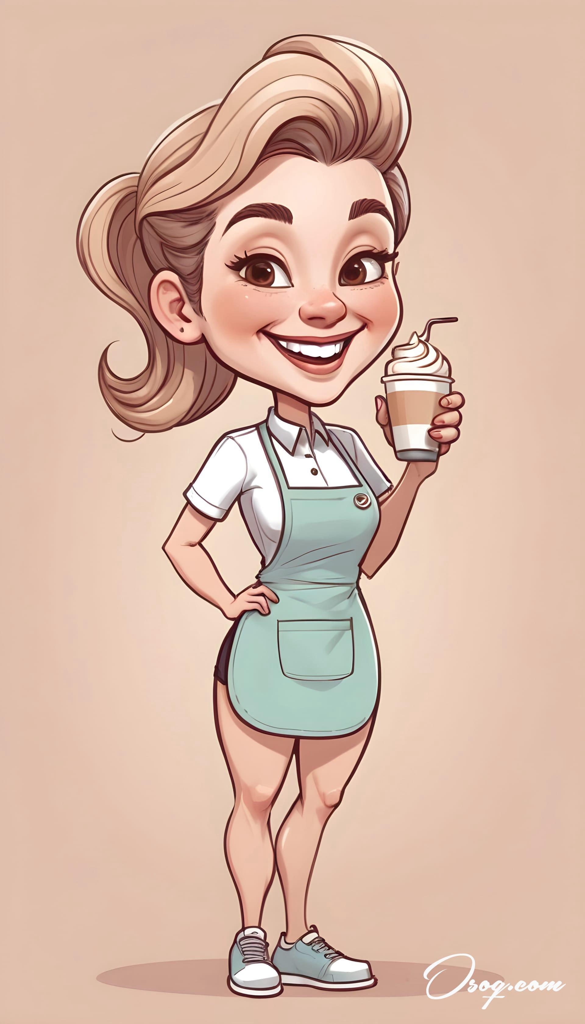 Barista caricature 17