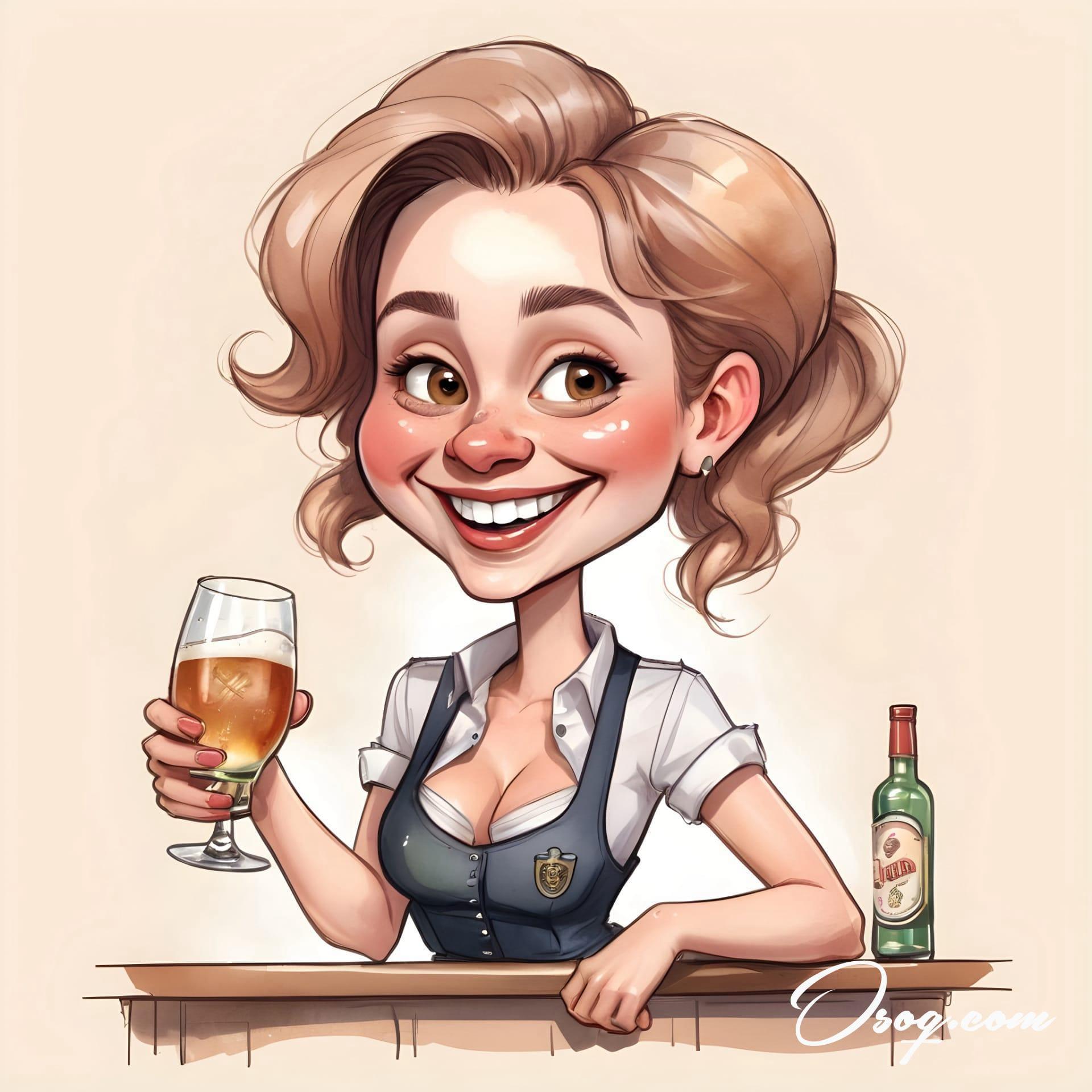 Bartender caricature 05