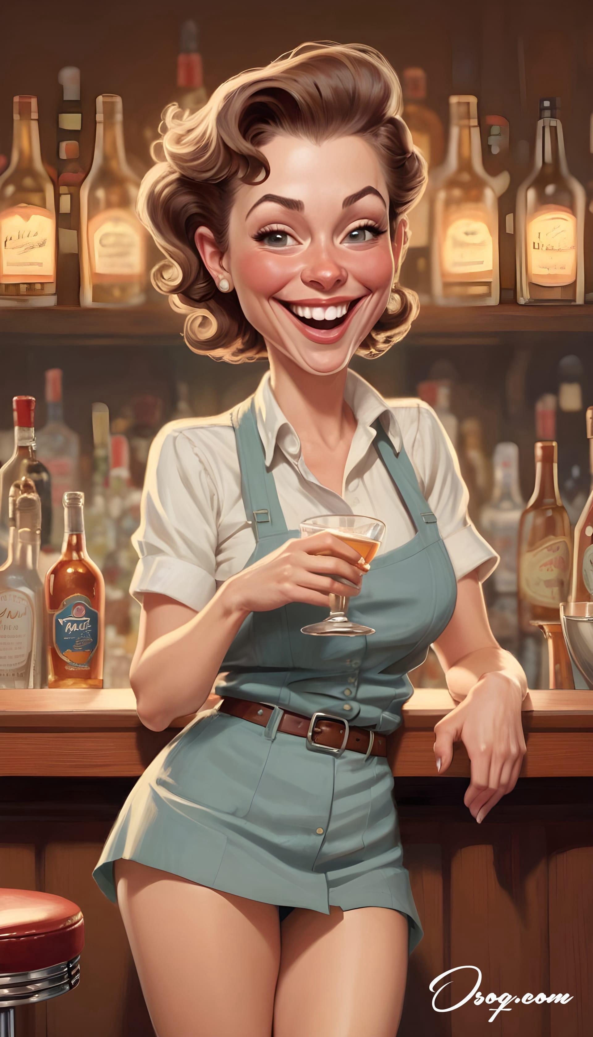 Bartender caricature 10